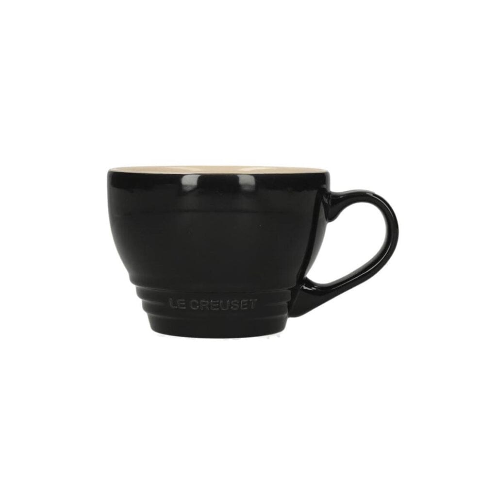 Le Creuset - Grote Cappuccino Mok Ebbenzwart 0,4l – KookGigant
