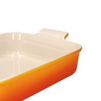 Le Creuset - Heritage Ovenschaal rechthoekig Oranjerood 32 x 24 cm Ovenschaal Le Creuset
