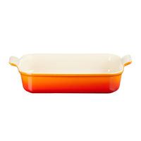 Le Creuset - Heritage Ovenschaal rechthoekig Oranjerood 32 x 24 cm Ovenschaal Le Creuset