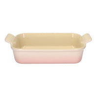 Le Creuset - Heritage Ovenschaal rechthoekig Shell Pink 26 x 19 cm Ovenschaal Le Creuset