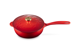 Le Creuset - Holly Collection sauspan ø 21 cm gietijzer Rood Le Creuset - Holly Collection sauspan ø 21 cm gietijzer Rood Sauspan Le Creuset