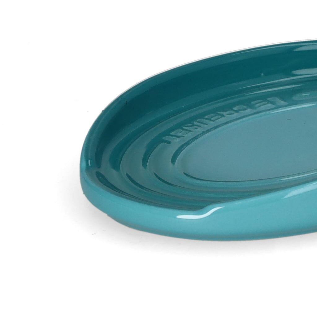 Le Creuset - Lepelhouder ovaal Caribbean Blue 15cm Keukengerei houder Le Creuset