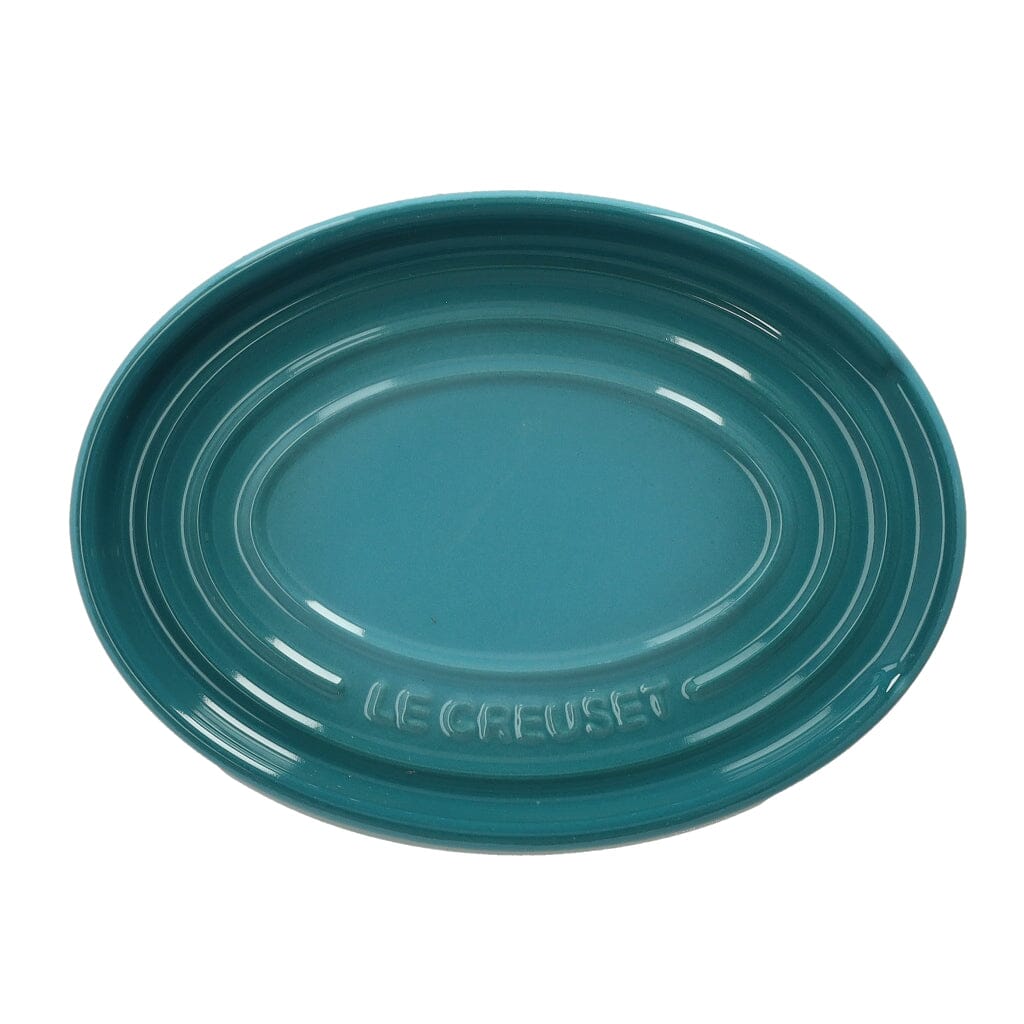 Le Creuset - Lepelhouder ovaal Caribbean Blue 15cm Keukengerei houder Le Creuset