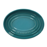 Le Creuset - Lepelhouder ovaal Caribbean Blue 15cm Keukengerei houder Le Creuset