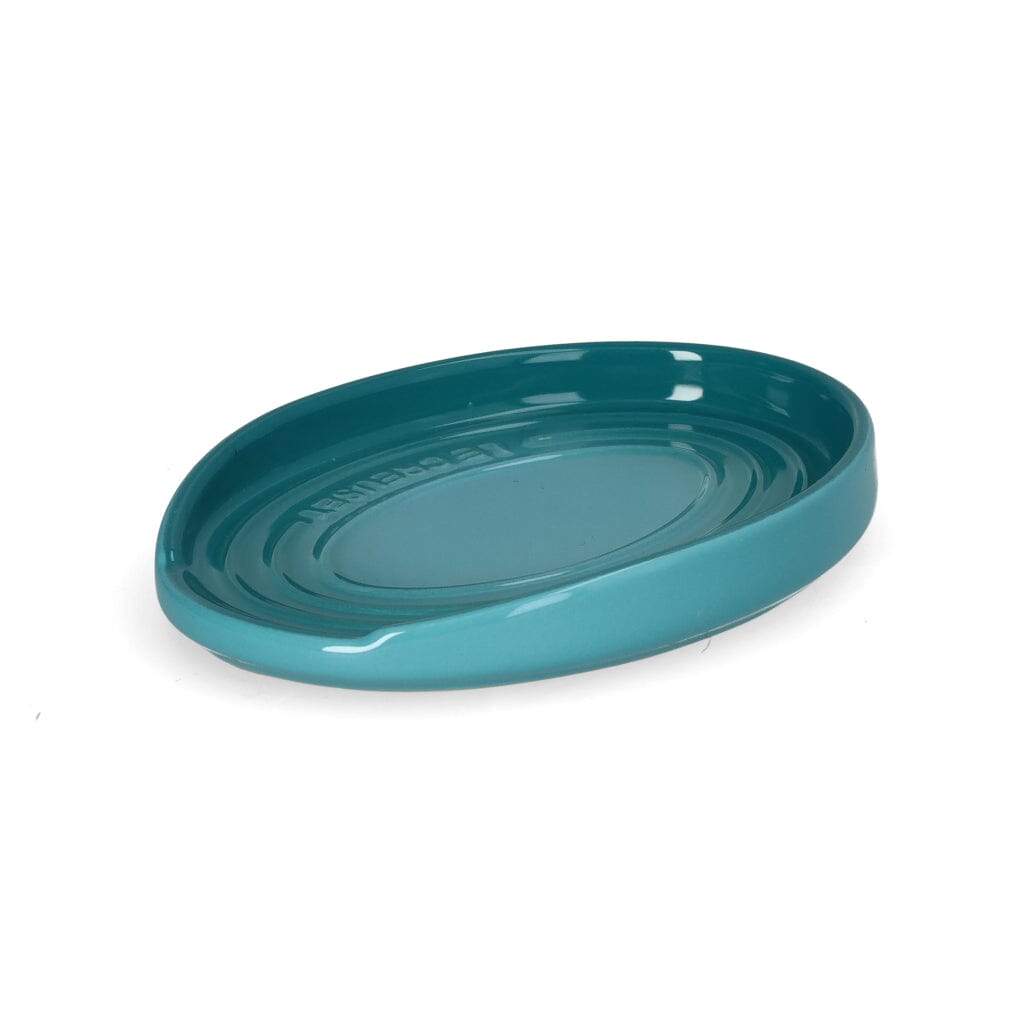Le Creuset - Lepelhouder ovaal Caribbean Blue 15cm Keukengerei houder Le Creuset