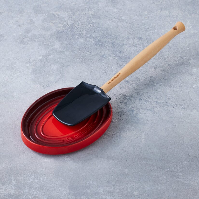 Le Creuset - Lepelhouder ovaal Kersenrood 15cm Keukengerei houder Le Creuset