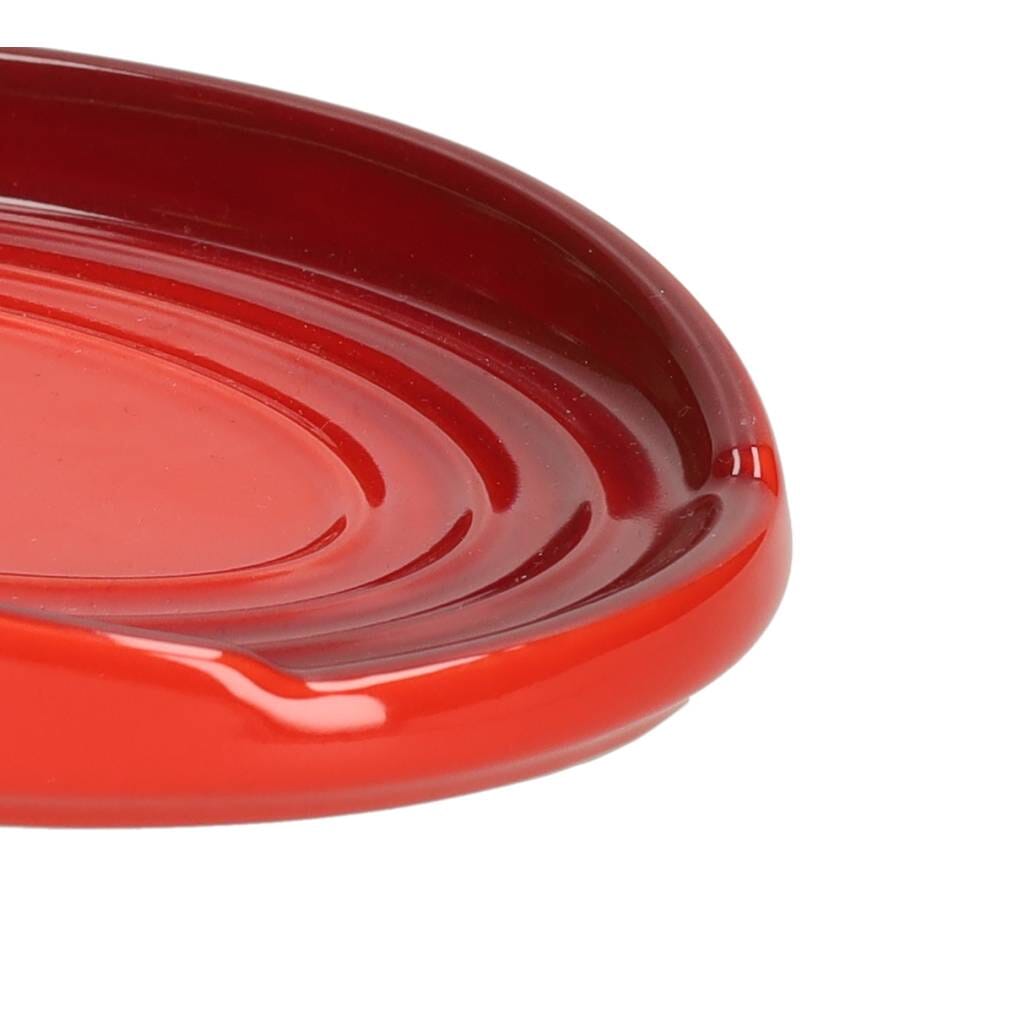 Le Creuset - Lepelhouder ovaal Kersenrood 15cm Lepelhouder Le Creuset