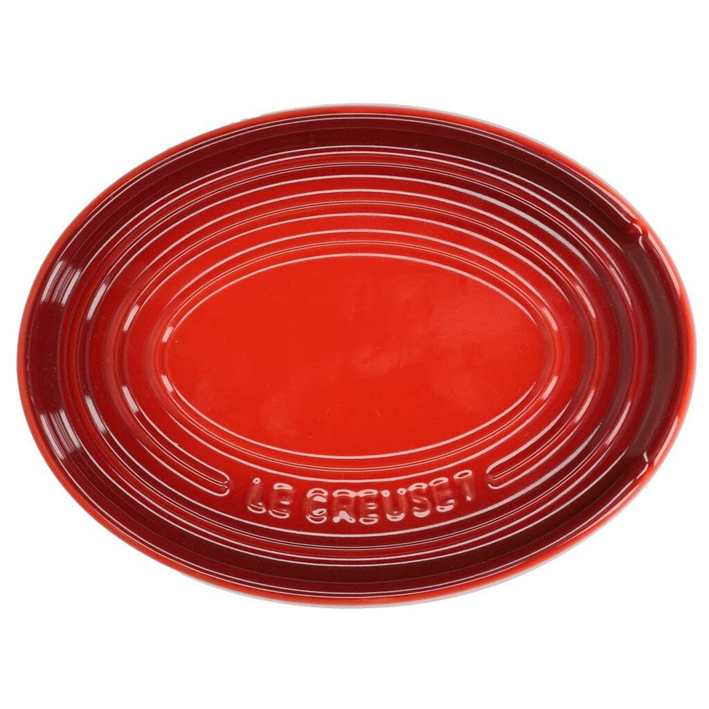 Le Creuset - Lepelhouder ovaal Kersenrood 15cm Lepelhouder Le Creuset