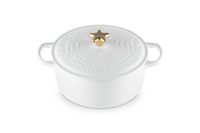 Le Creuset - Noel braadpan 4,2 liter ø 24 cm gietijzer Cotton Braadpan Le Creuset