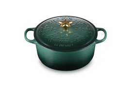 Le Creuset - Noel braadpan 4,2 liter ø 24 cm gietijzer groen Le Creuset - Noel braadpan 4,2 liter ø 24 cm gietijzer groen Braadpan Le Creuset