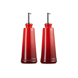 Le Creuset - Olie- en Azijnset Kersenrood 20x9cm 0,3l - 2 stuks Le Creuset - Olie- en Azijnset Kersenrood 20x9cm 0,3l - 2 stuks Olie en azijnstel Le Creuset