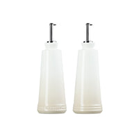 Le Creuset - Olie- en Azijnset Meringue 20x9cm 0,3l - 2 stuks Olie en azijnstel Le Creuset