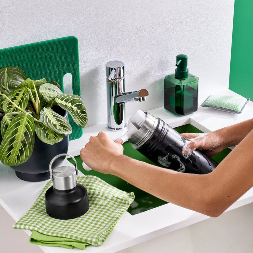 Le Creuset - On The Go Drinkfles 1L Mat Zwart Thermosfles Le Creuset