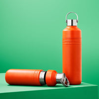 Bouteille isotherme Le Creuset On The Go 1L orange-rouge