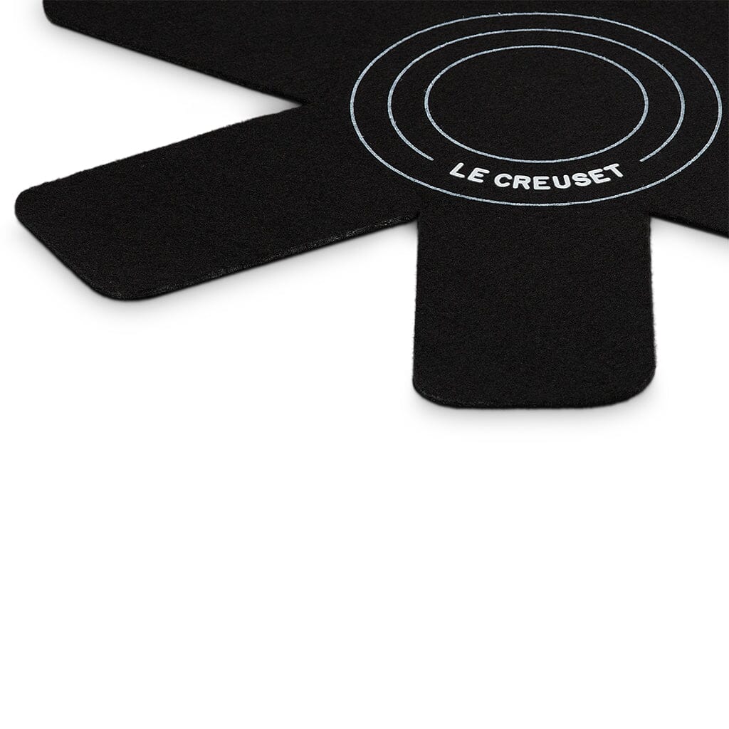 Le Creuset - Pannenbeschermers set van 3 Zwart Pannenbeschermer Le Creuset