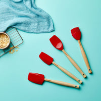 Le Creuset - Premium grote lepelspatel Kersenrood Spatel Le Creuset