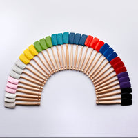 Le Creuset - Spatule moyenne premium bleu Caraïbes, ensemble de spatules Le Creuset