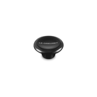 Le Creuset - RVS Knop - Rond - Zwart Nikkel - 5 cm Le Creuset