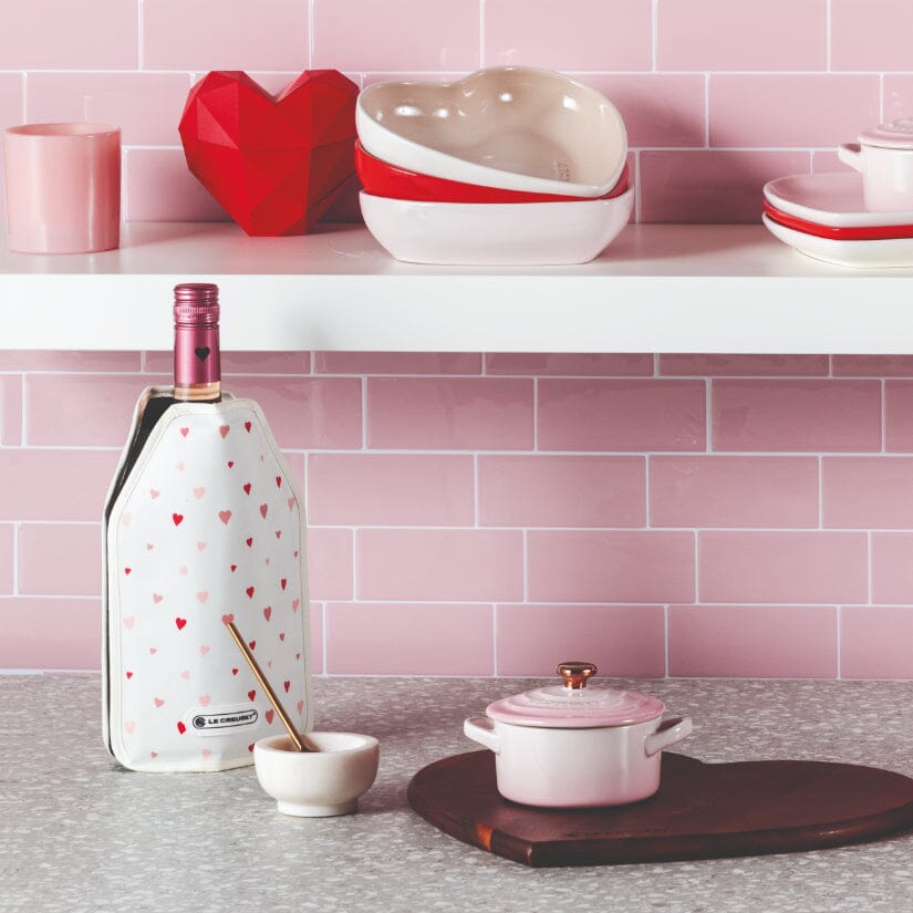 Le Creuset - Schaal Shell Pink Hart 20 cm Serveerschaal Le Creuset