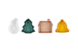 Le creuset - Schaaltjes Kerst Set van 4 in Aardewerk Le creuset - Schaaltjes Kerst Set van 4 in Aardewerk Schalen Le Creuset