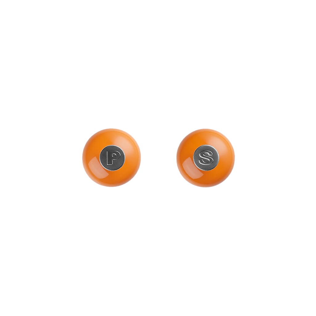 Le Creuset - Set van 2 Kleine Molens Oranjerood 11cm Peper- en Zoutmolen set Le Creuset