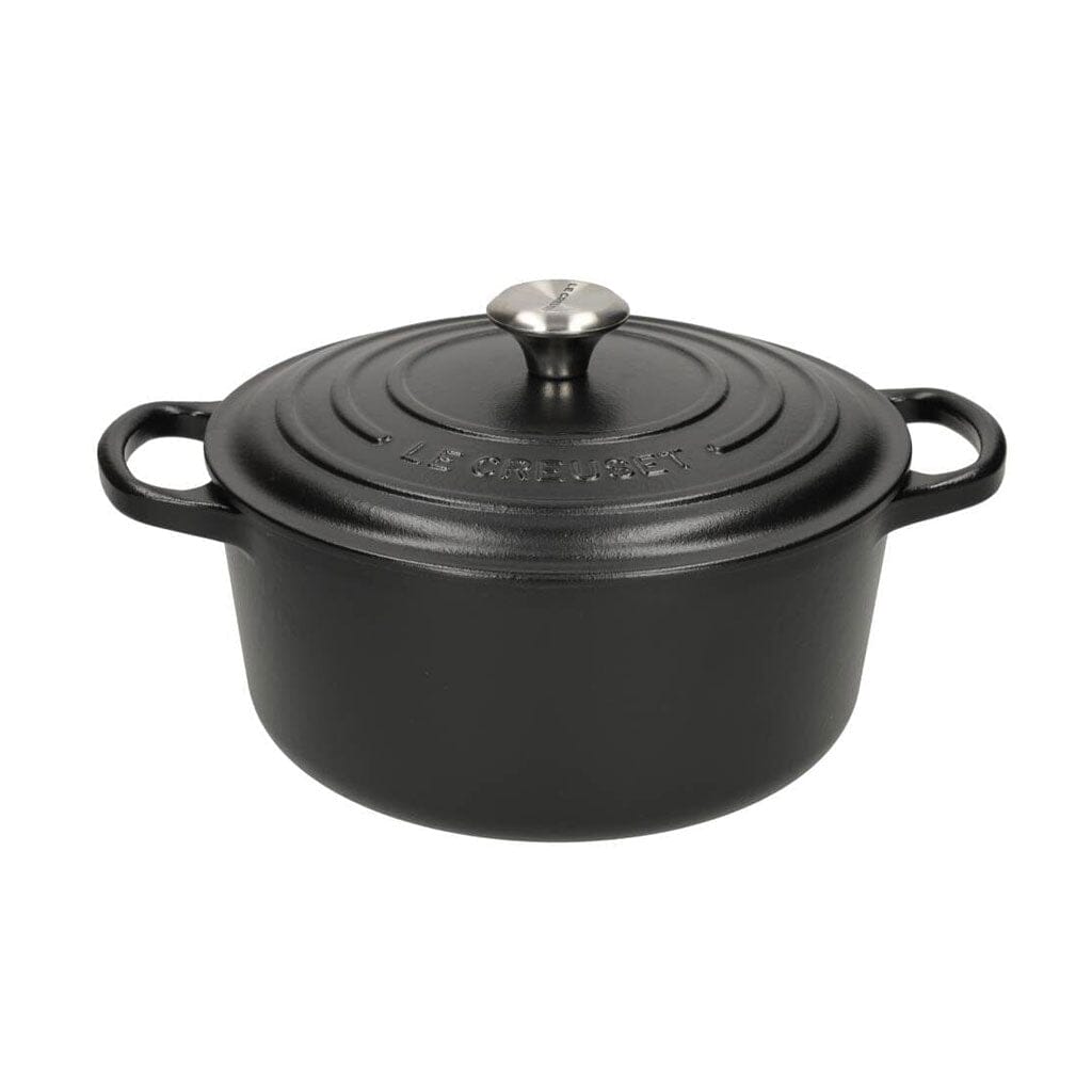 Le Creuset - Signature Braadpan Mat Zwart 20 cm (zwart interieur) Braadpan Le Creuset
