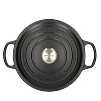 Le Creuset - Signature Braadpan Mat Zwart 24 cm (zwart interieur) Braadpan Le Creuset