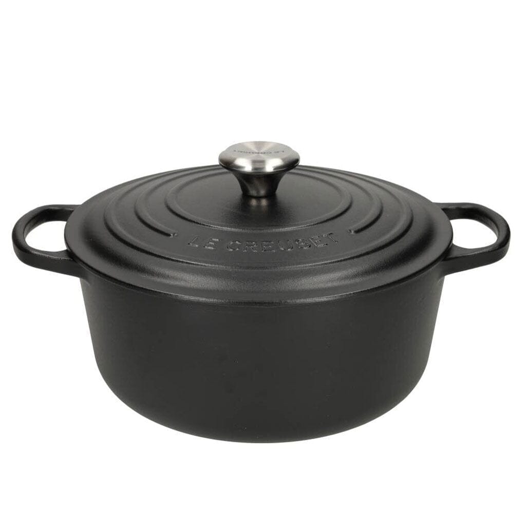 Le Creuset - Signature Braadpan Mat Zwart 26 cm (zwart interieur) Braadpan Le Creuset
