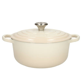 Le Creuset - Signature Braadpan Meringue 24 cm Le Creuset - Signature Braadpan Meringue 24 cm Braadpan Le Creuset