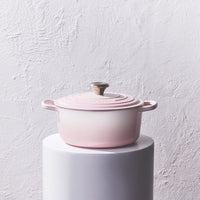 Le Creuset - Signature Braadpan Shell Pink 24 cm Braadpan Le Creuset