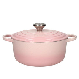 Le Creuset - Signature Braadpan Shell Pink 24 cm Le Creuset - Signature Braadpan Shell Pink 24 cm Braadpan Le Creuset