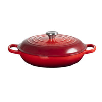 Le Creuset - Signature Campagnard Braadpan Kersenrood 30 cm Braadpan Le Creuset