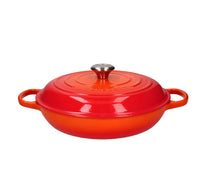 Le Creuset - Signature Campagnard Braadpan Oranjerood 30 cm Braadpan Le Creuset