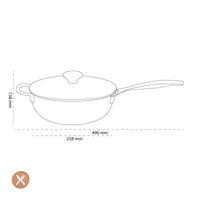 Le Creuset - Signature Sauteerpan 24 cm Hapjespan Le Creuset