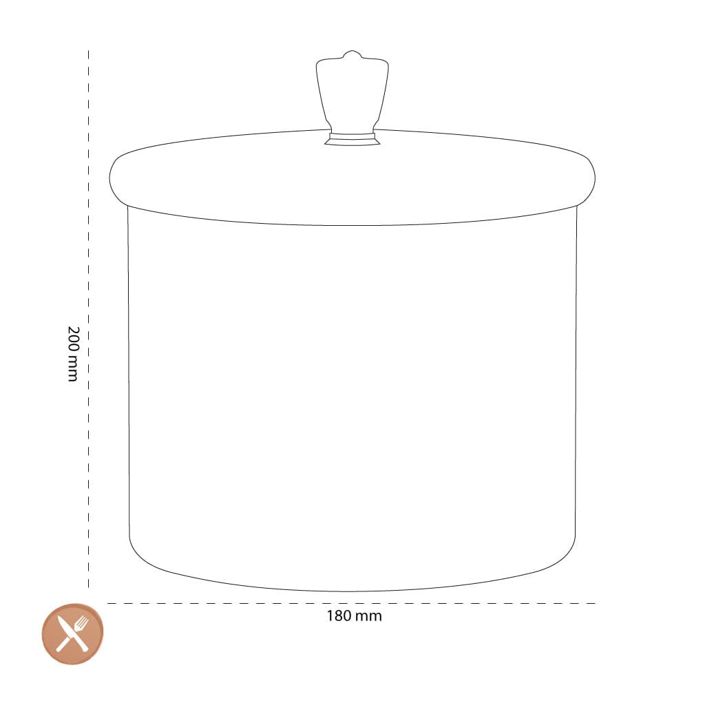 Leonardo - Blik 20x18 Bovenkant Waterkan Leonardo