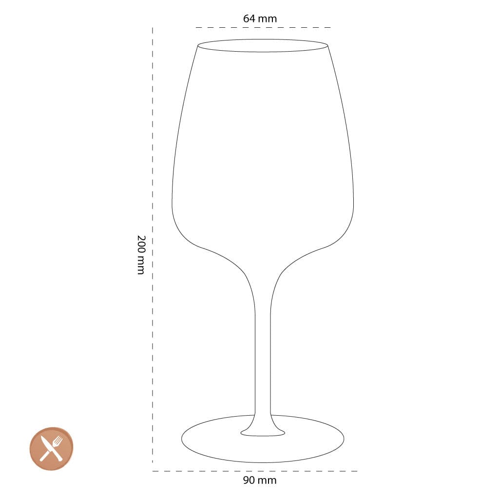 Leonardo - CESTI Rode Wijnglazen 500ml - 6 stuks Rode wijnglazen Leonardo