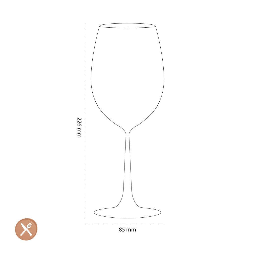 Leonardo - DAILY Rode Wijnglazen 460ml - 6 stuks Rode wijnglazen Leonardo