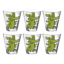Leonardo - Tuimelaar 215ml krokodil Bambini Leonardo - Drinkglas Bambini Krokodil 215ml Leonardo