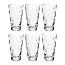 Leonardo - Twist Langdrinkglas 300ml - 6 stuks Leonardo - Drinkglas Twist 300ml Leonardo
