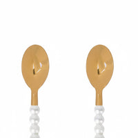 Lepelclub - Koffielepels - Parel - Set Van 2 LepelClub