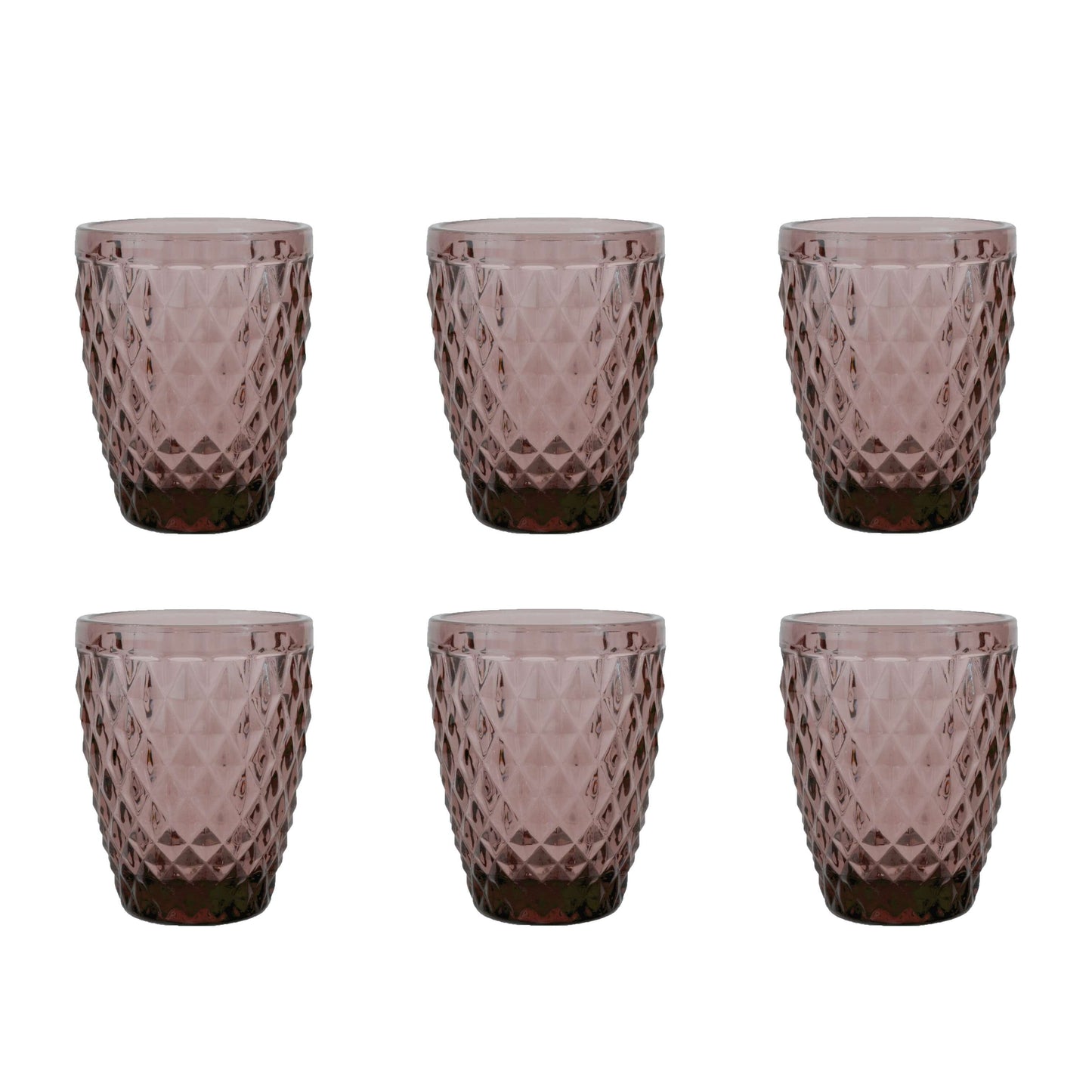 Medard de Noblat - Diamond - Glass 22cl - Purple (set of 6) Medard de Noblat