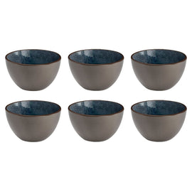 Medard de Noblat - Feeling Indigo Ontbijtkom 13 cm (set van 6) Medard de Noblat - Feeling Indigo Ontbijtkom 13 cm (set van 6) Kommen Medard de Noblat