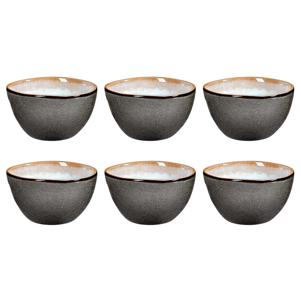 Medard de Noblat - Shadow Aqua Ontbijkom 13.5 cm (set van 6) Kommen Medard de Noblat