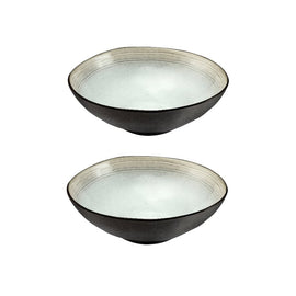 Medard de Noblat - Shadow Nacre - Saladeschaal 24 cm (set van 2) Medard de Noblat - Shadow Nacre - Saladeschaal 24 cm (set van 2) Schalen Medard de Noblat