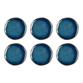 Medard de Noblat - Vertigo Denim Dessertbord 21 cm (set van 6) Medard de Noblat - Vertigo Denim Dessertbord 21 cm (set van 6) Dessertborden Medard de Noblat