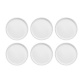 Medard de Noblat - Yaka Black Dessertbord 21.5 cm (set van 6) Medard de Noblat - Yaka Black Dessertbord 21.5 cm (set van 6) Dessertborden Medard de Noblat