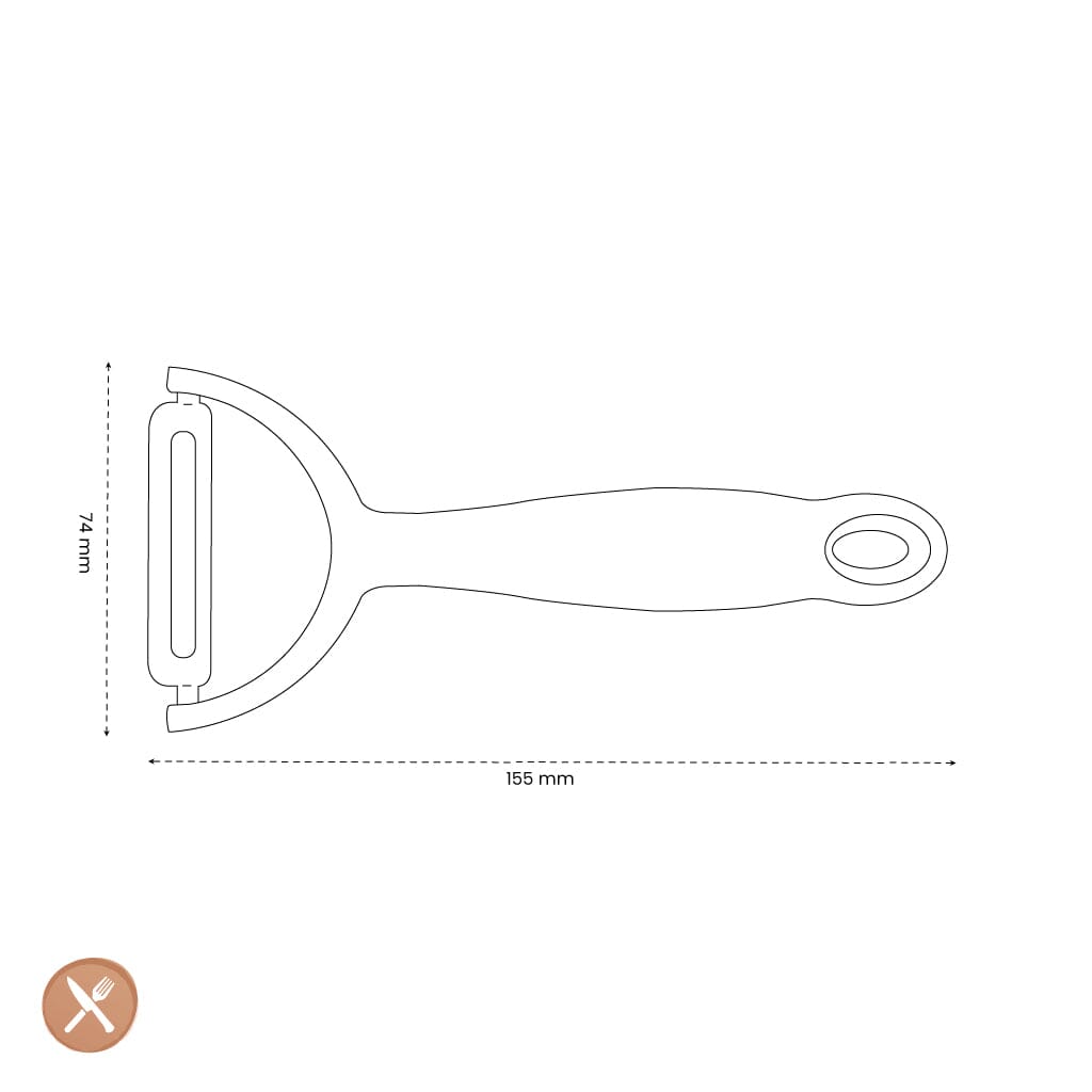 Microplane - Dunschiller Y-model Glad RVS Zwart Dunschiller Microplane