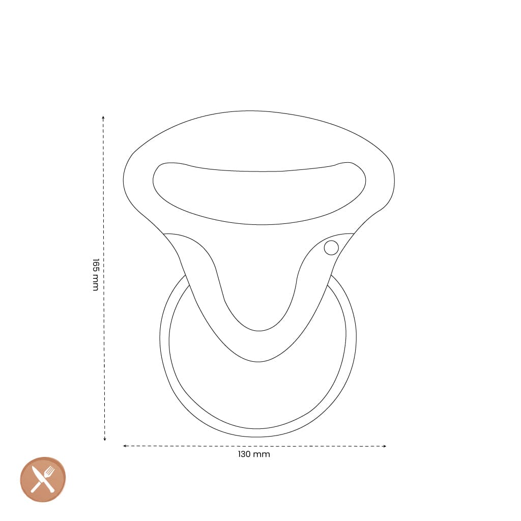 Microplane - Pizzasnijder zwart Microplane