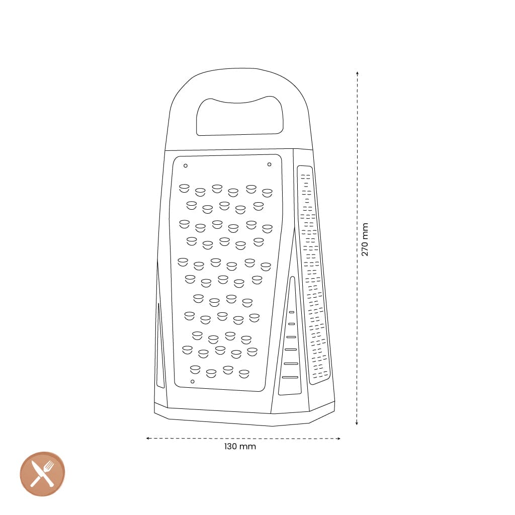 Microplane - Rasp "Boxgrater" Elite zwart Rasp Microplane
