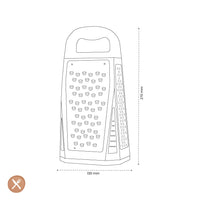 Microplane - Rasp "Boxgrater" Elite zwart Rasp Microplane